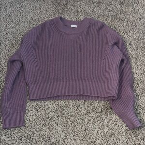 GARAGE purple knit sweater